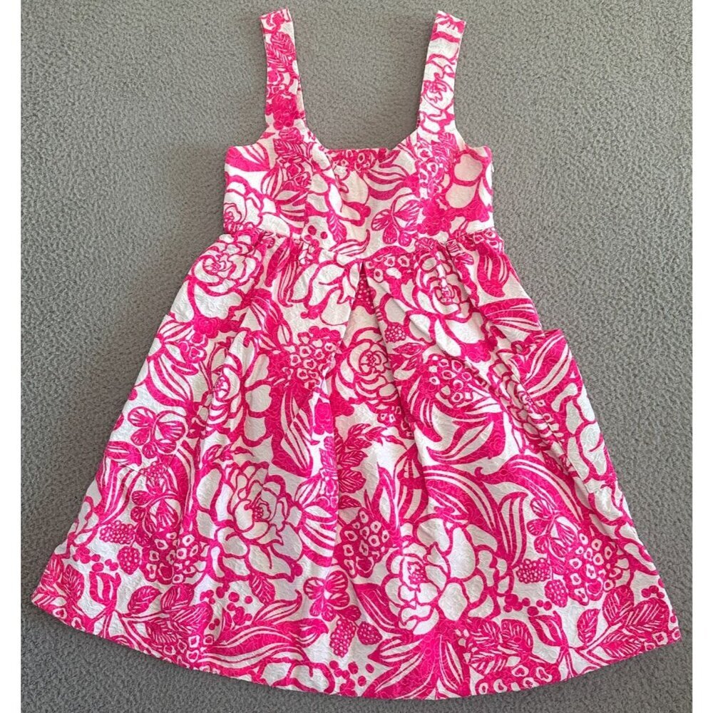 Gorgeous Pink Floral Sundress - Sleeveless Mini Dress.